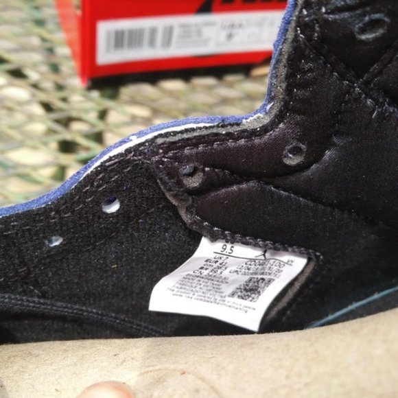 Nike Air Jordan 1 High Tie Dye Blue Sneakers - Women's 8 & Women's 9 Shoes - Picture 10 of 16